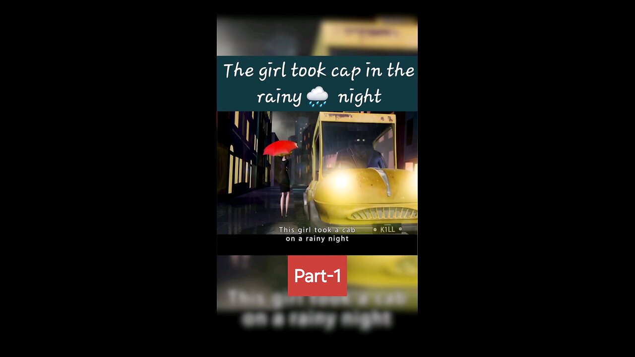 A girl took a cab then....