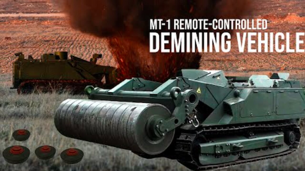 Russia Deploys Prototype of MT-1 Remote-Controlled Demining Vehicle