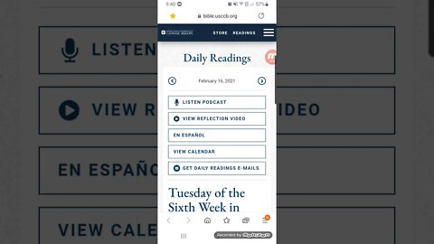 Jesus is our Savior/ Bible reading FEB 16 / 2021