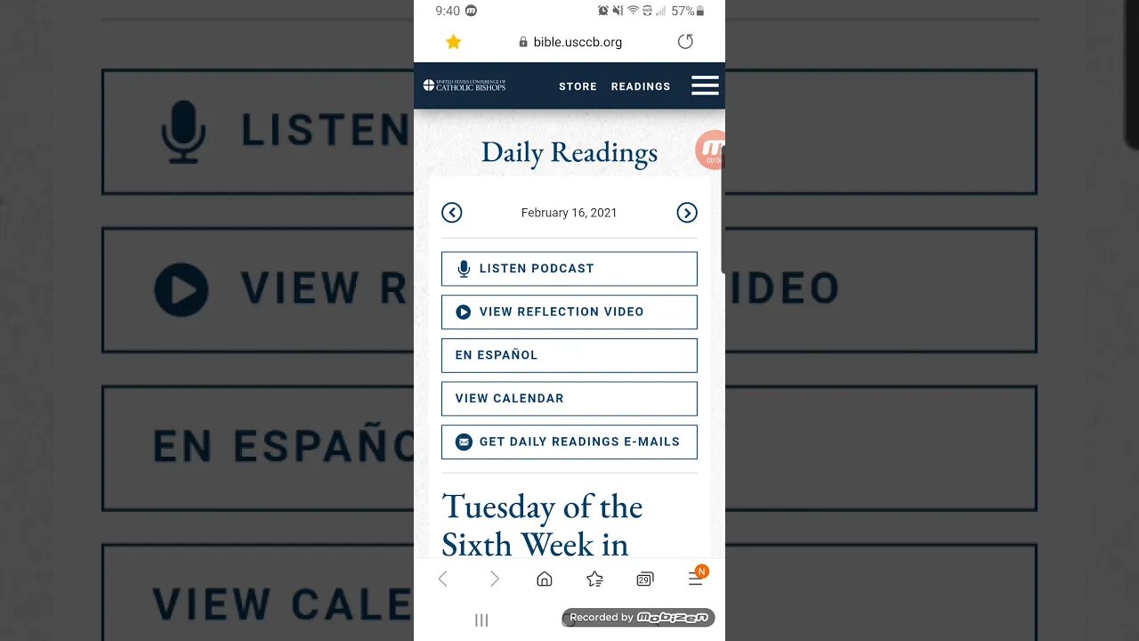Jesus is our Savior/ Bible reading FEB 16 / 2021