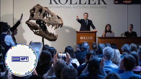 Tyrannosaurus rex skeleton sells for millions at Swiss auction |