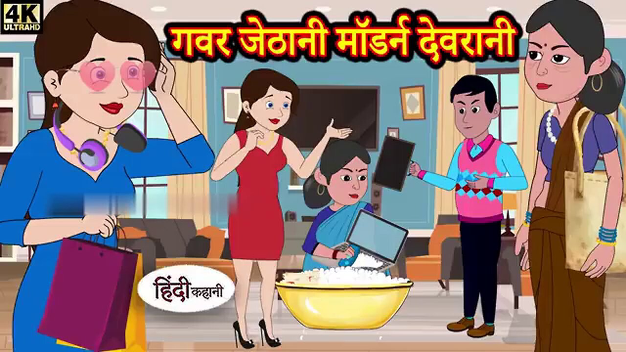 गवर जेठानी मॉडर्न देवरानी- Kahani Hindi- Moral Stories-Hindi Stories-Bedtime Stories- Hindi Kahani