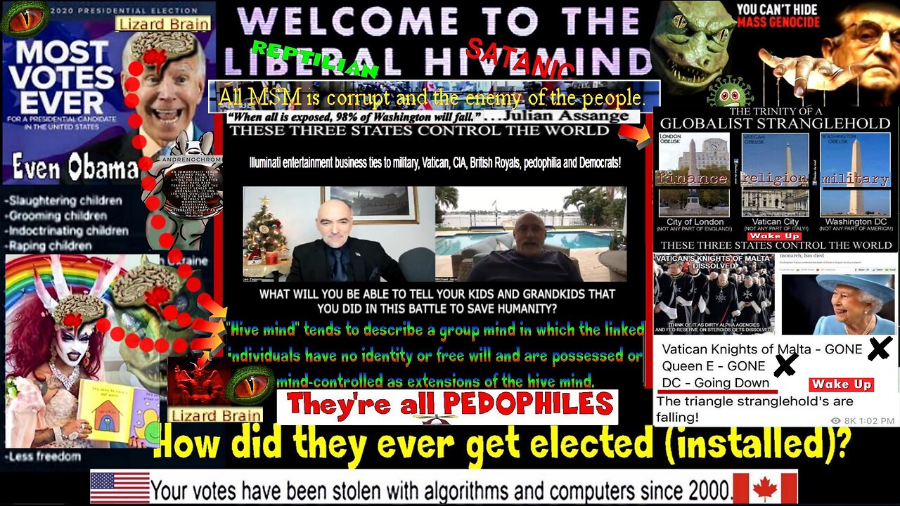 Illuminati entertainment business ties to military, Vatican, CIA, British Royals, pedophilia and Dem