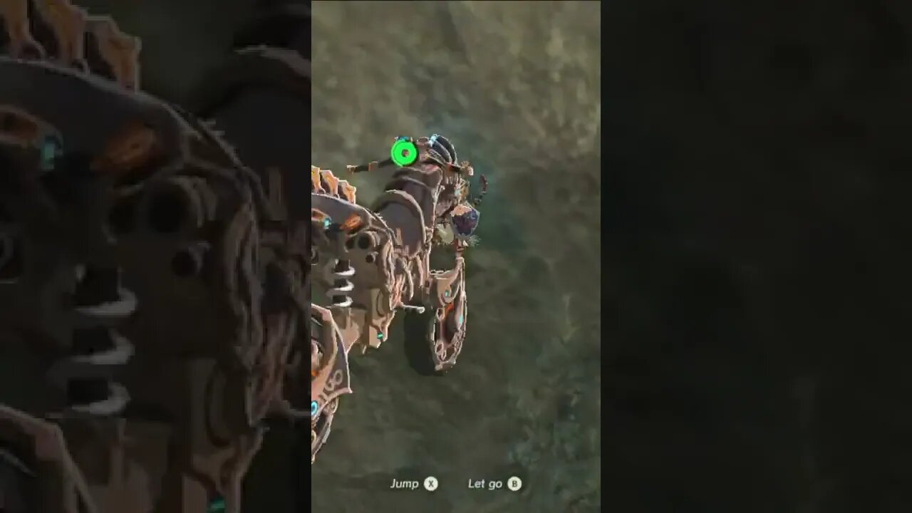 Falling Bike In Legend of Zelda Breath of The Wild #shorts