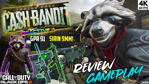 CASH BANDIT Reactive TRACER PACK 🦝 Review and Gameplay - for CALL OF DUTY: BLACK OPS 6 and Warzone