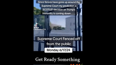 SUPREME COURT FENCED IN