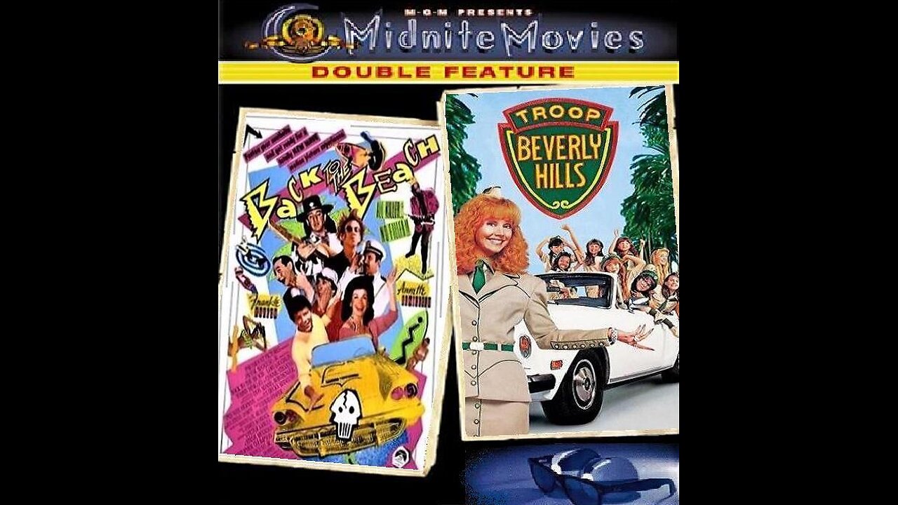 BACK TO THE BEACH 1987 & TROOP BEVERLY HILLS 1989 Frankie & Annette DOUBLE FEATURE