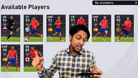 Club Selection: MADRID ROSAS RB PACK OPENING | PES 2021 MOBILE
