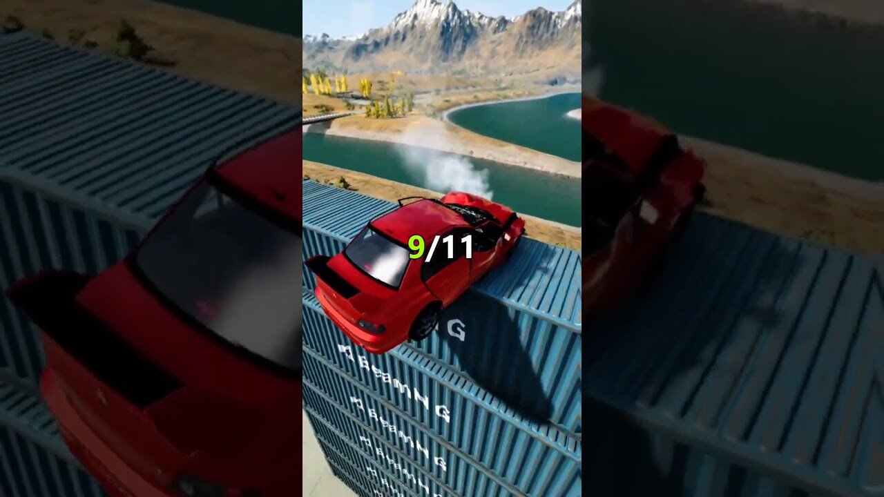 WHICH Car Can JUMP all OVER CONTAINERS - WHICH Car JUMPS BEST! pt2