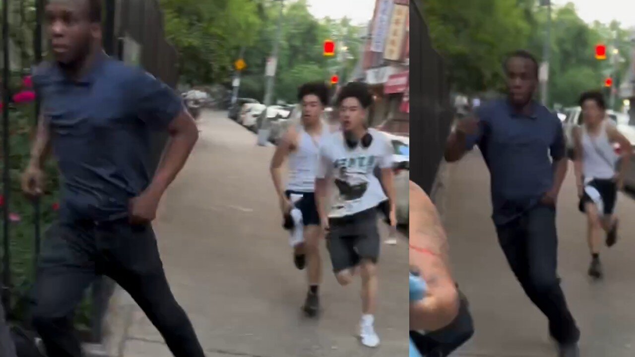 CHINESE GOONS BRUTALLY ATTACKS MAN ON CAMERA!