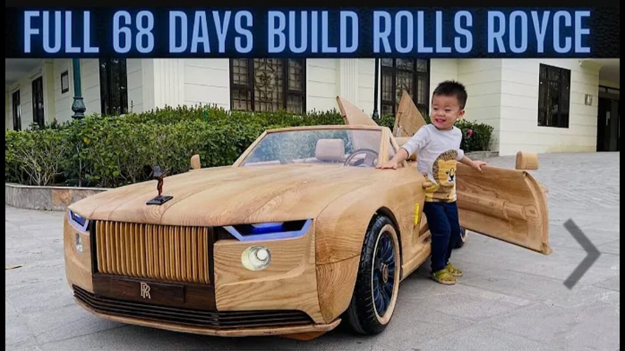 Full 68 Days Build Rolls Royce Boat Tail For My Son