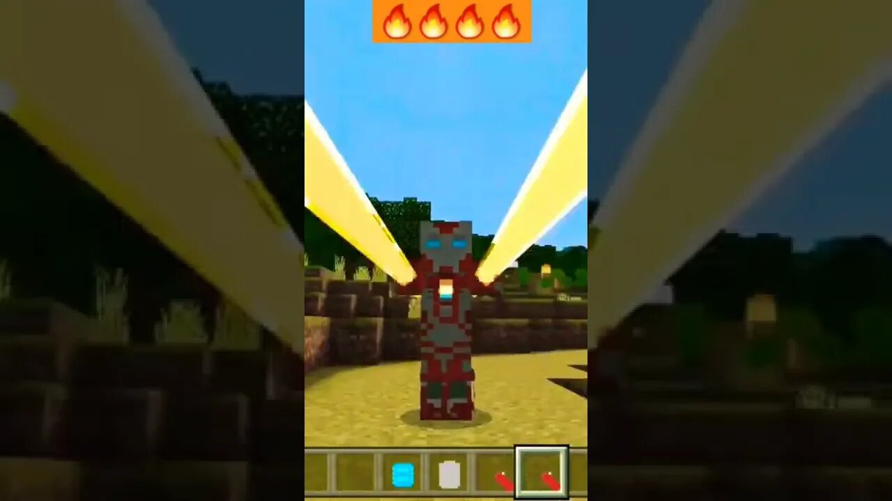 VIREI O Homem de Ferro NO MINECRAFT 😱😱😱🌍#homemdeferro #marvel #minecraft #shorts #minecraftmemes
