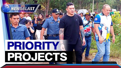 Davao City Mayor Sebastian Duterte, binisita ang mga priority project sa Brgy. Tamayong