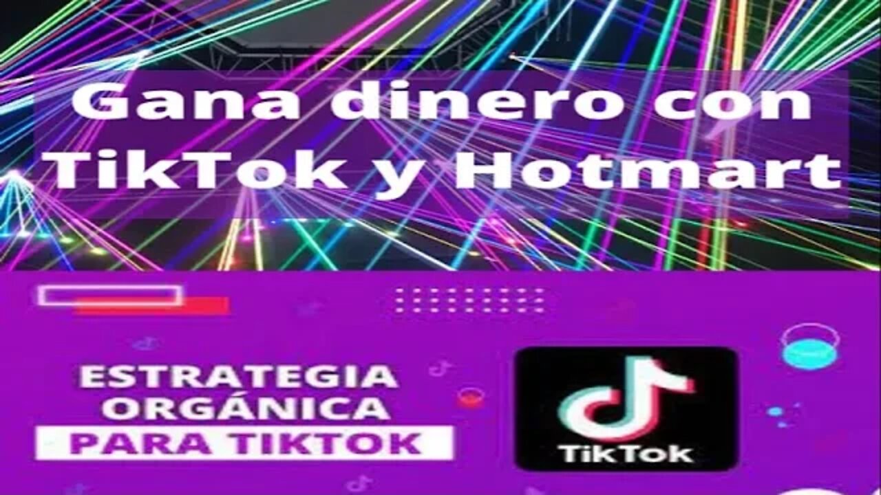 Como ganar dinero con tiktok y hotmart Marketing de Afiliados