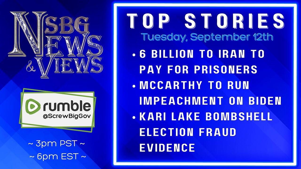 IRAN GETS 6 BILLION FOR PRISONERS | BIDEN IMPEACHMENT | BOMBSHELL ELECTION FRAUD EVIDENCE | MAUI WAR