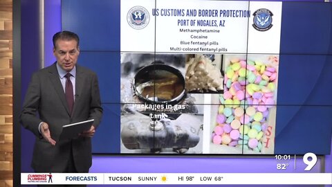 CBP officers find 26,000 fentanyl pills and over 70 pounds of illegal drugs in gas tank