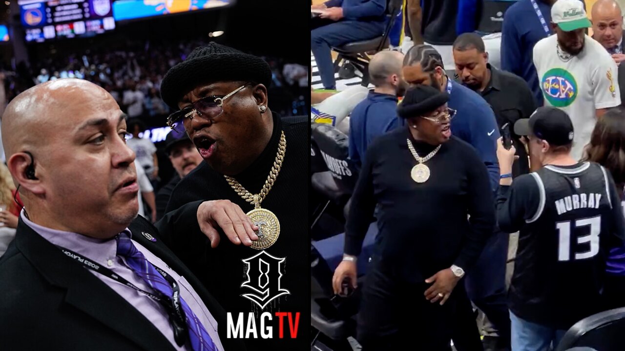 E-40 Heated After "Karen" Gets Him Kicked Out Of The Warriors & Kings NBA Game! 😡