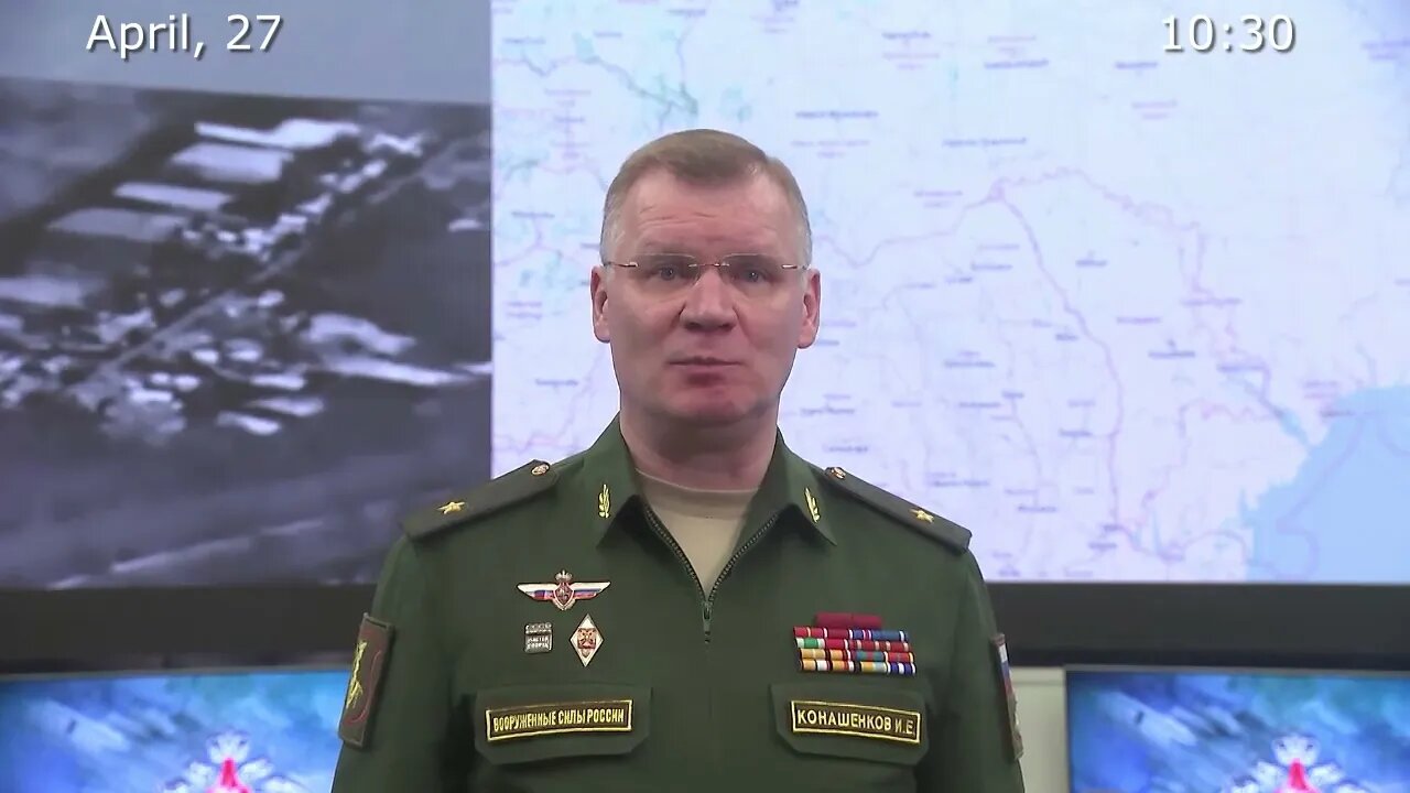 Russia's MoD April 27th Daily Special Military Operation Status Update