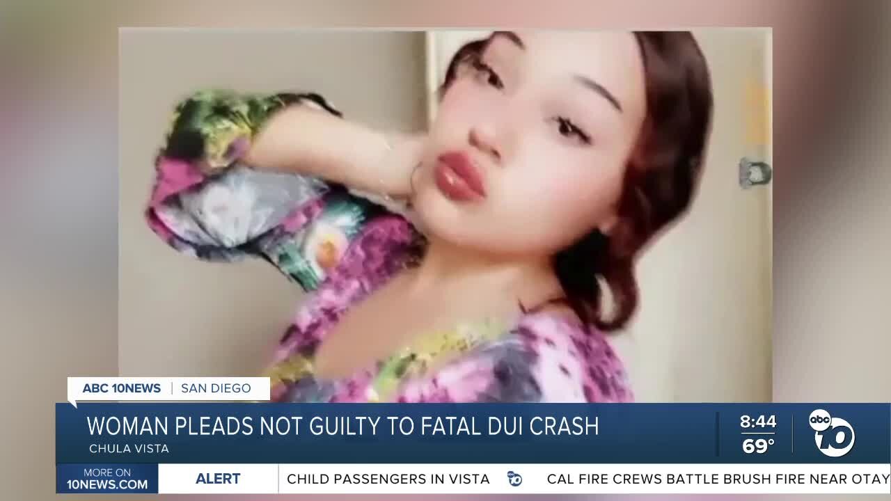 Woman pleads not guilty in National City crash that killed two