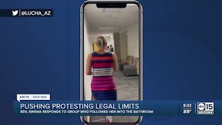 Senator Kyrsten Sinema responds to weekend activist incident at Arizona State University