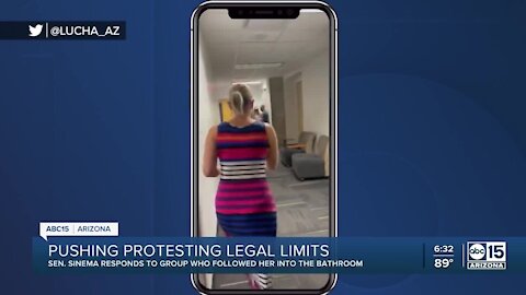 Senator Kyrsten Sinema responds to weekend activist incident at Arizona State University