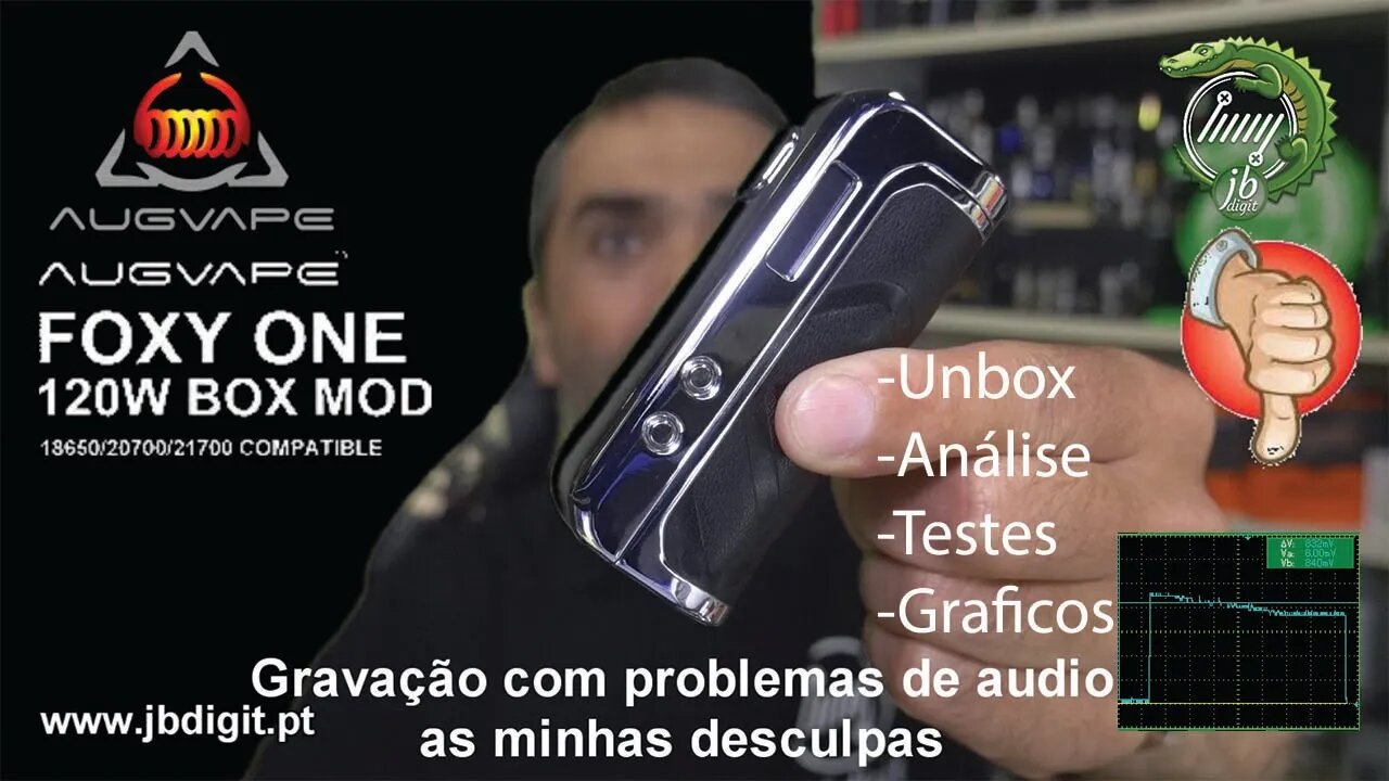 [PT] Augvape Foxy One Mod - Que pena, tão bonito e que desastre.....