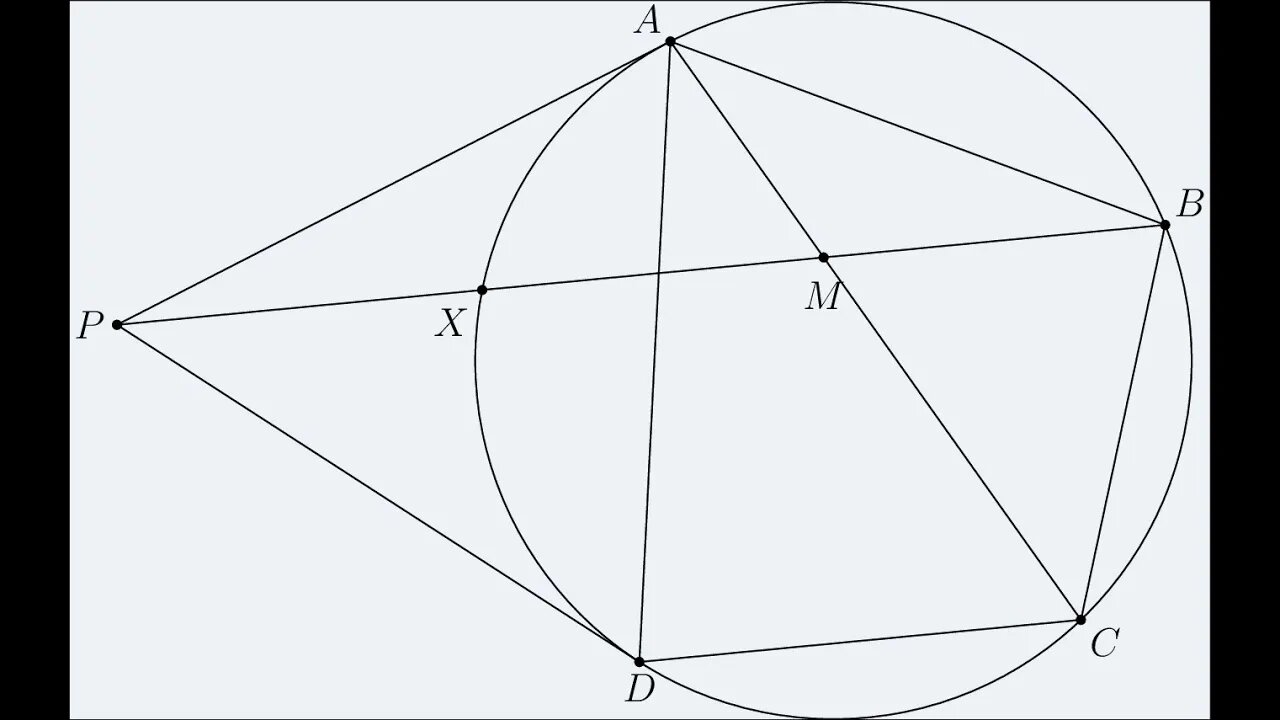 Desafio — Geometria Plana — Quadrilátero Harmônico