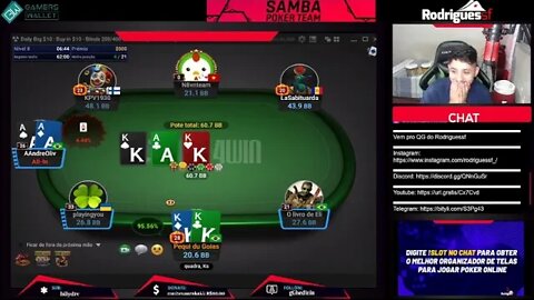 Poker Highlights - Quadra de K x Quadra de A