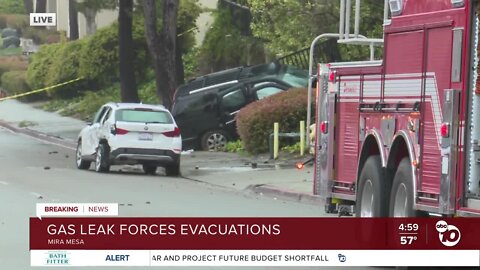 SDFD: Gas leak prompts evacuations in Mira Mesa