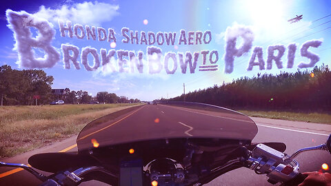 Honda Shadow Aero VT750CS | Broken Bow to Paris, By Way Of Northeast TX Backroads | ASMR