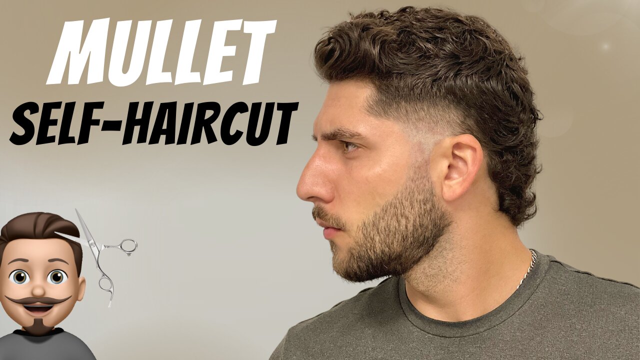 Modern Mullet Self-Haircut Tutorial 2022 | How To Cut Your Own Hair