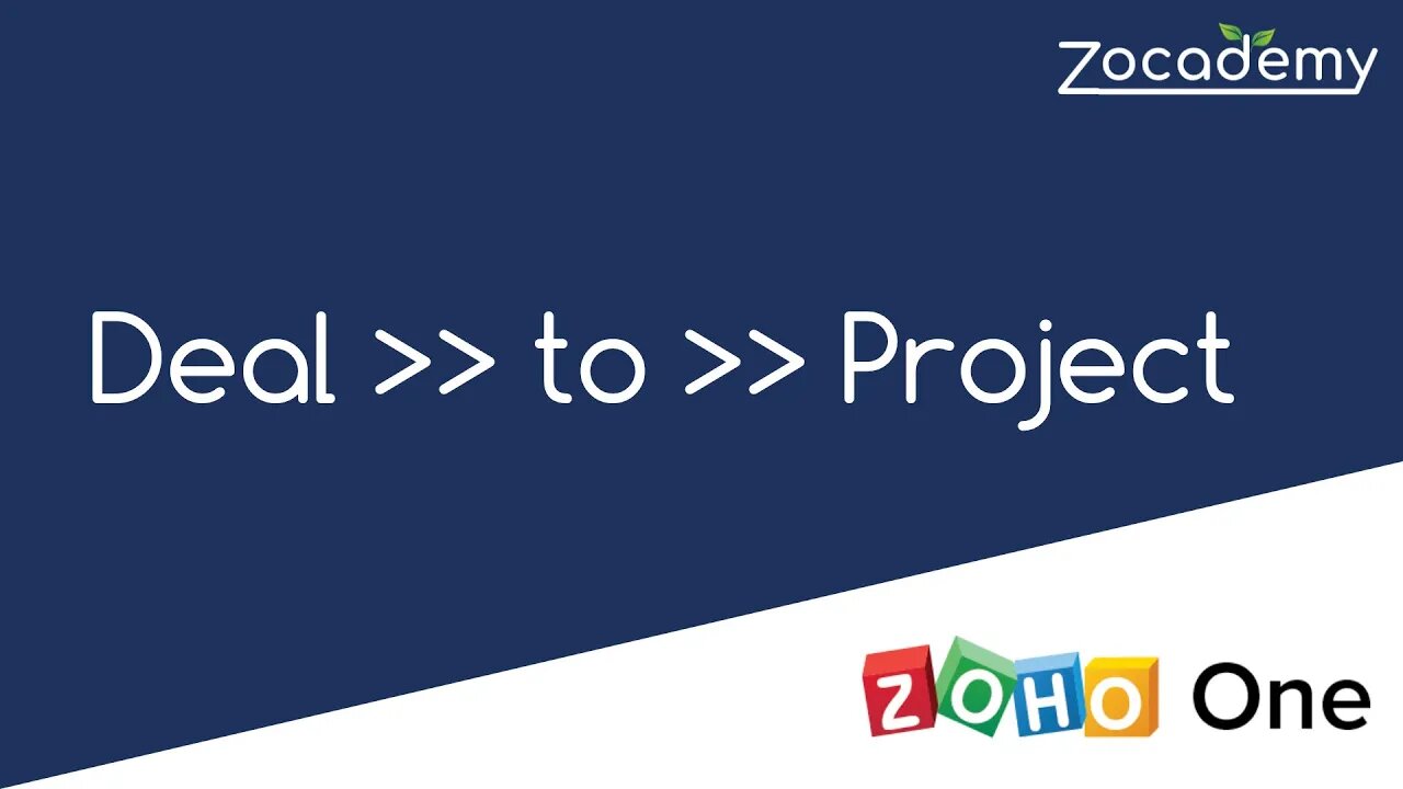 2020: Automagically Create a Zoho Project when Zoho CRM Deal is Won