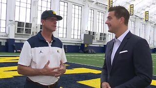 FULL INTERVIEW: Jim Harbaugh explains how JJ McCarthy won the Michigan QB job