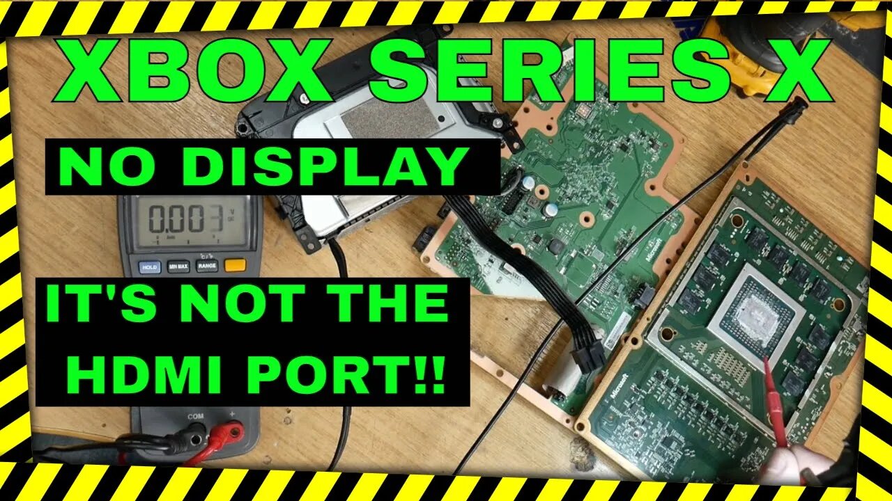 Xbox Series X HDMI IC FIX and Broken SATA Connector ⚠ NB7N621M Replaced ⚠