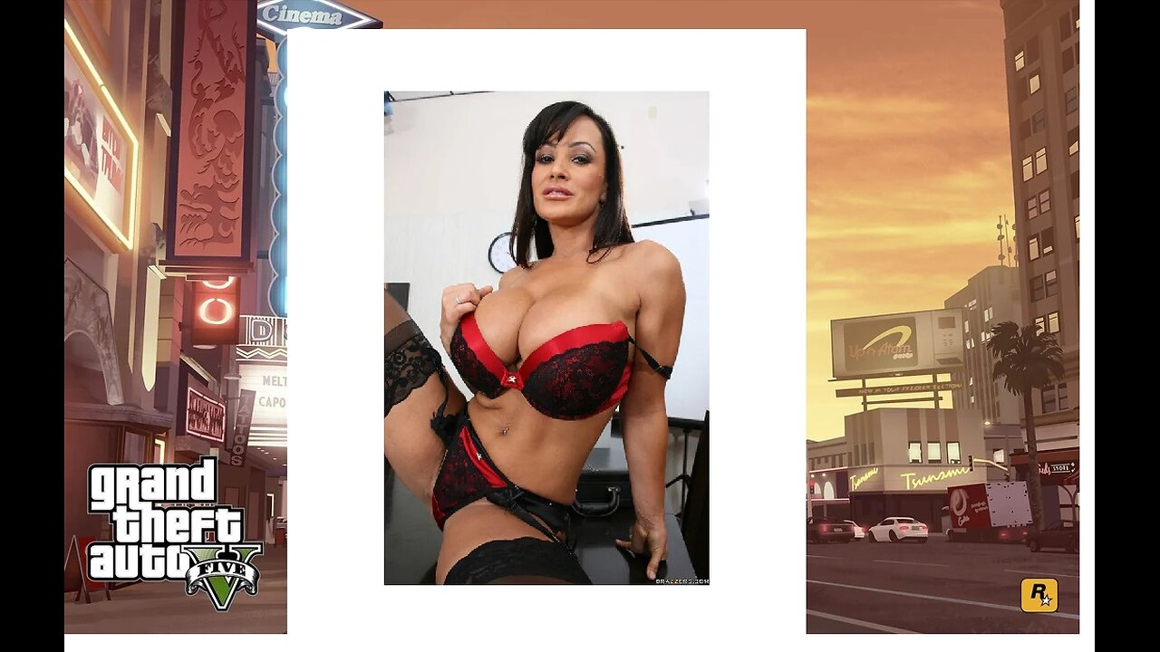 Lisa Ann as Gta 5 character Ai Generated part 2