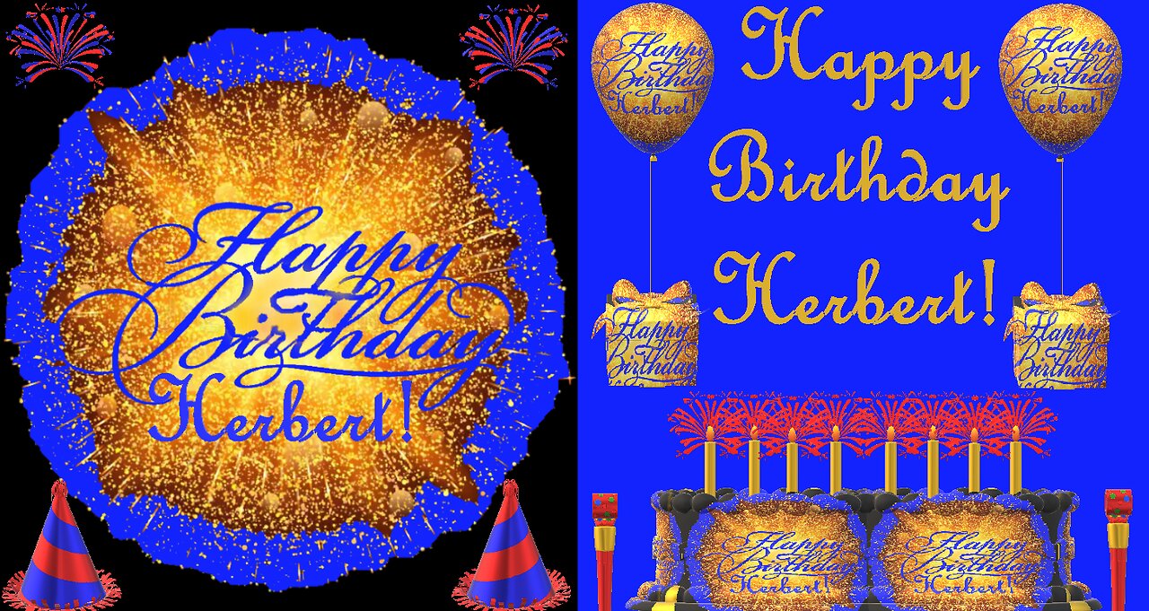 Happy Birthday 3D - Happy Birthday Herbert - Happy Birthday To You - Happy Birthday Song