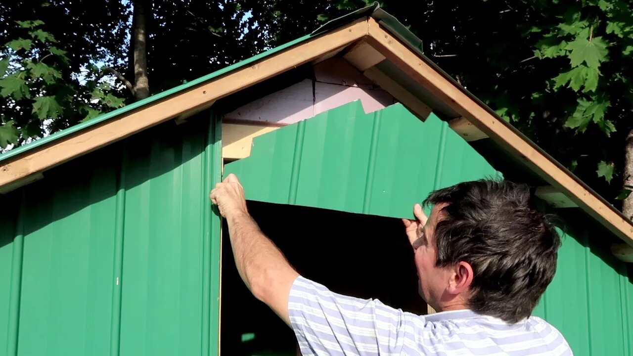 Metal roofing and siding for my shed