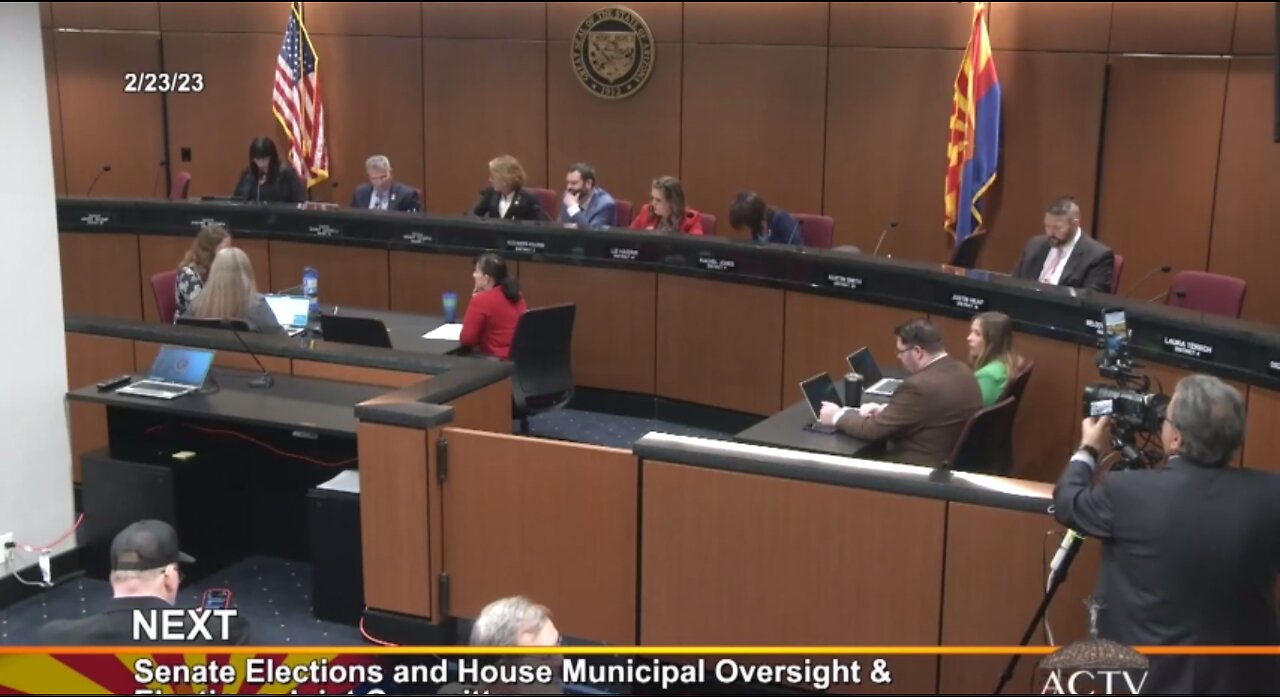 Arizona Senate Elections & House Municipal Oversight & Elections Joint Hearing