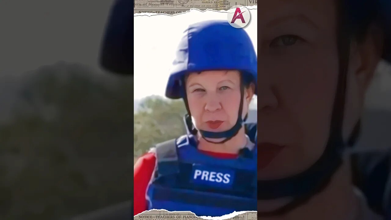 BBC's Doucet flees live broadcast during suspected rocket attack.