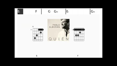 Pablo Alboran - Quien - (Chords & Lyrics like a Karaoke)