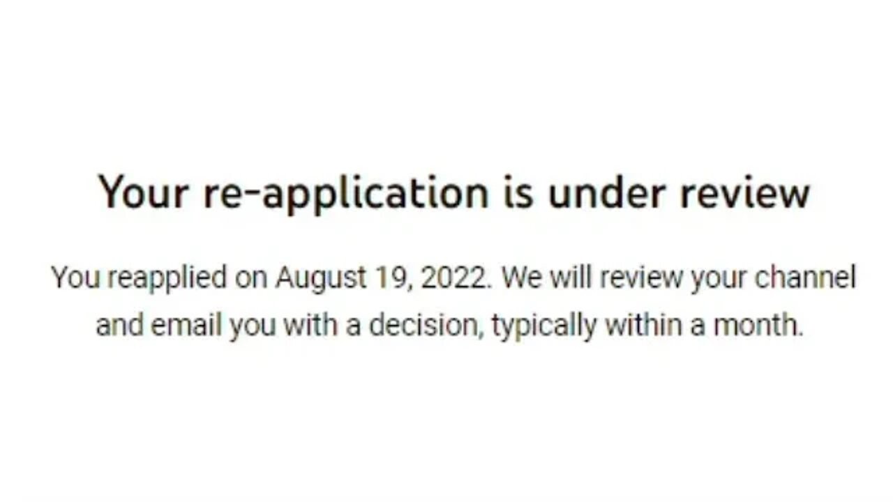 I Have Re-Applied For Monetization On YouTube