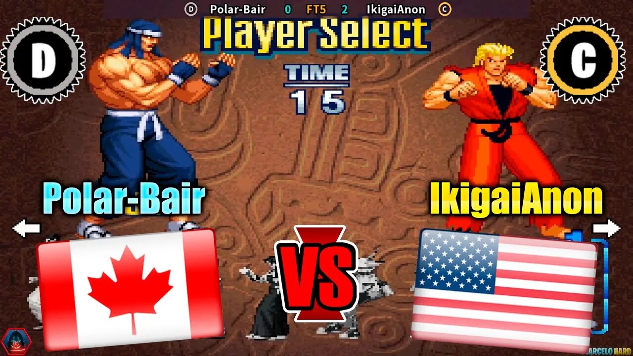 Art of Fighting 3 (Polar-Bair Vs. IkigaiAnon) [Canada Vs. U.S.A.]