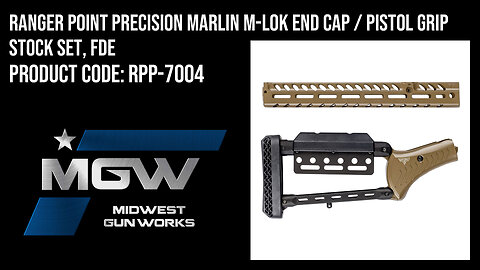 Ranger Point Precision Marlin M-LOK End Cap / Pistol Grip Stock Set, FDE - RPP-7004
