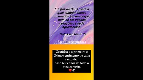 Magnífico dia amados ♥️🕊