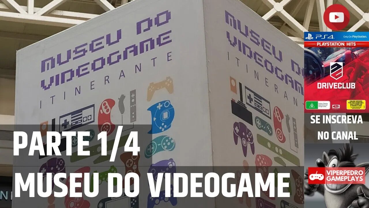 VISITEI O MUSEU DO VIDEOGAME EM BH! FOI REALMENTE INCRÍVEL! | Parte 1/4