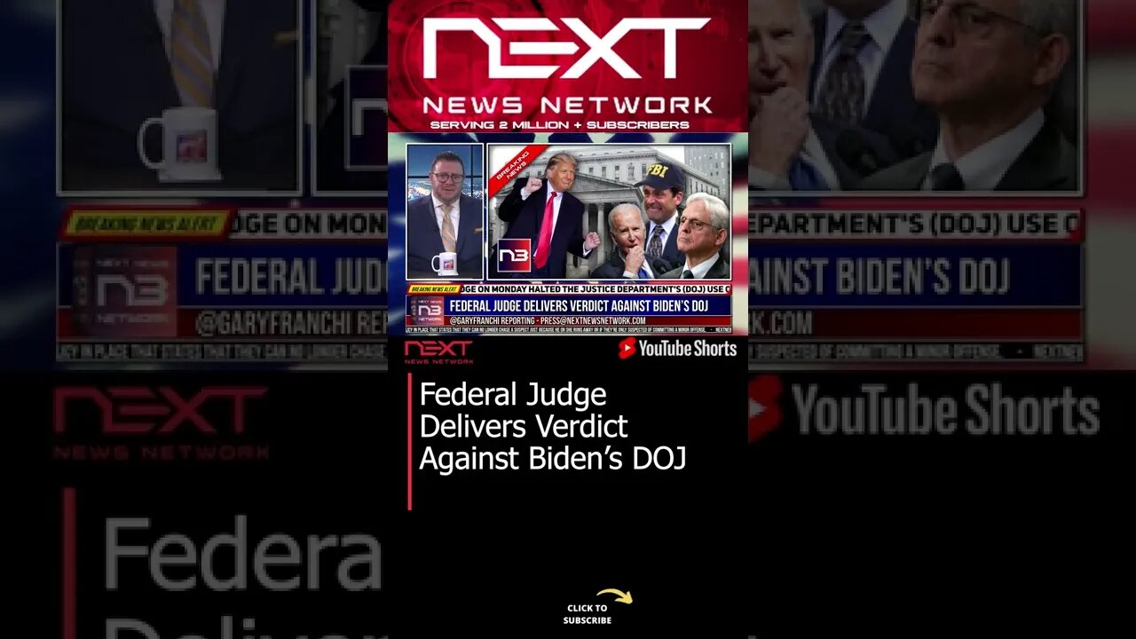 Federal Judge Delivers Verdict Against Biden’s DOJ #shorts