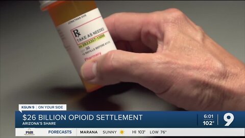 Opioid settlement to bring AZ $540 Mil.