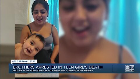 Brothers arrested in teen girl's death