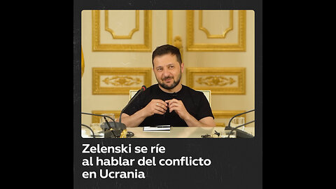 Zelenski bromea sobre el conflicto en Ucrania