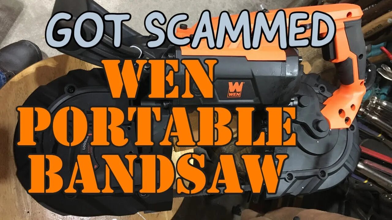 WEN Portable Bandsaw - Unboxing and Initial Conclusions - I got Screwed